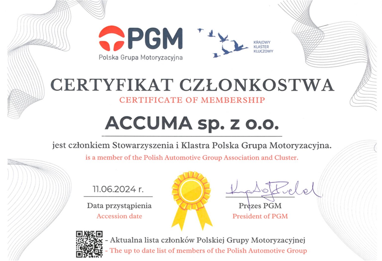 Document preview: Polish Automotive Group
