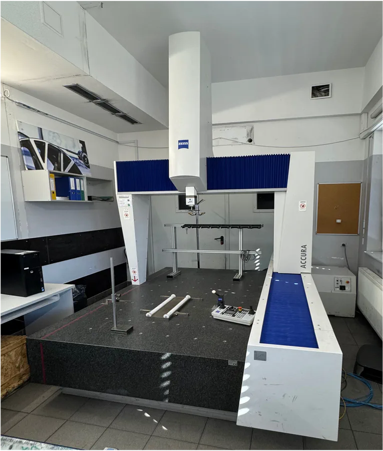 ZEISS ACCURA coordinate measuring machine in the Accuma inspection area